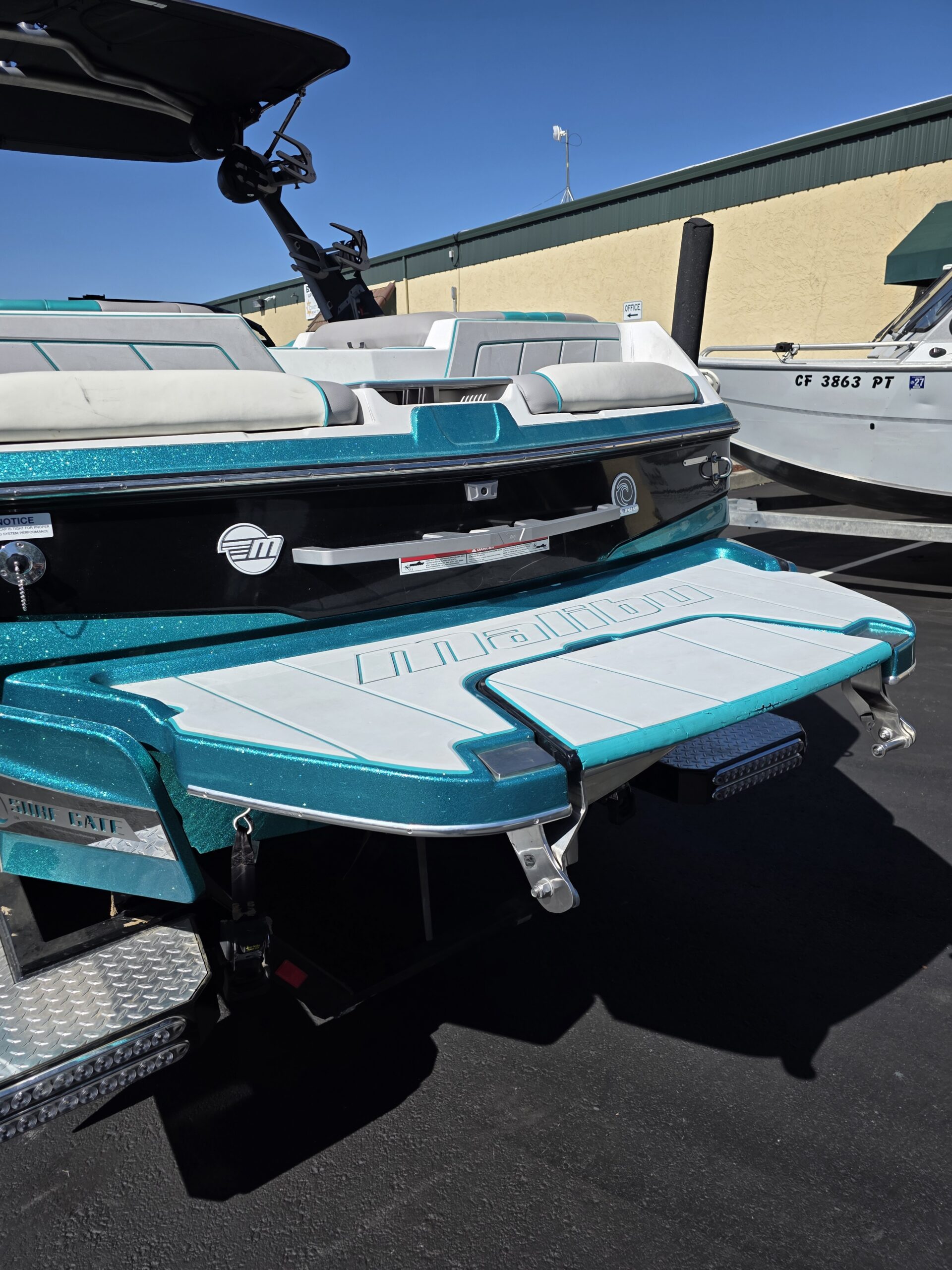 2023 Malibu 23 LSV Swim platform cover - Image 6