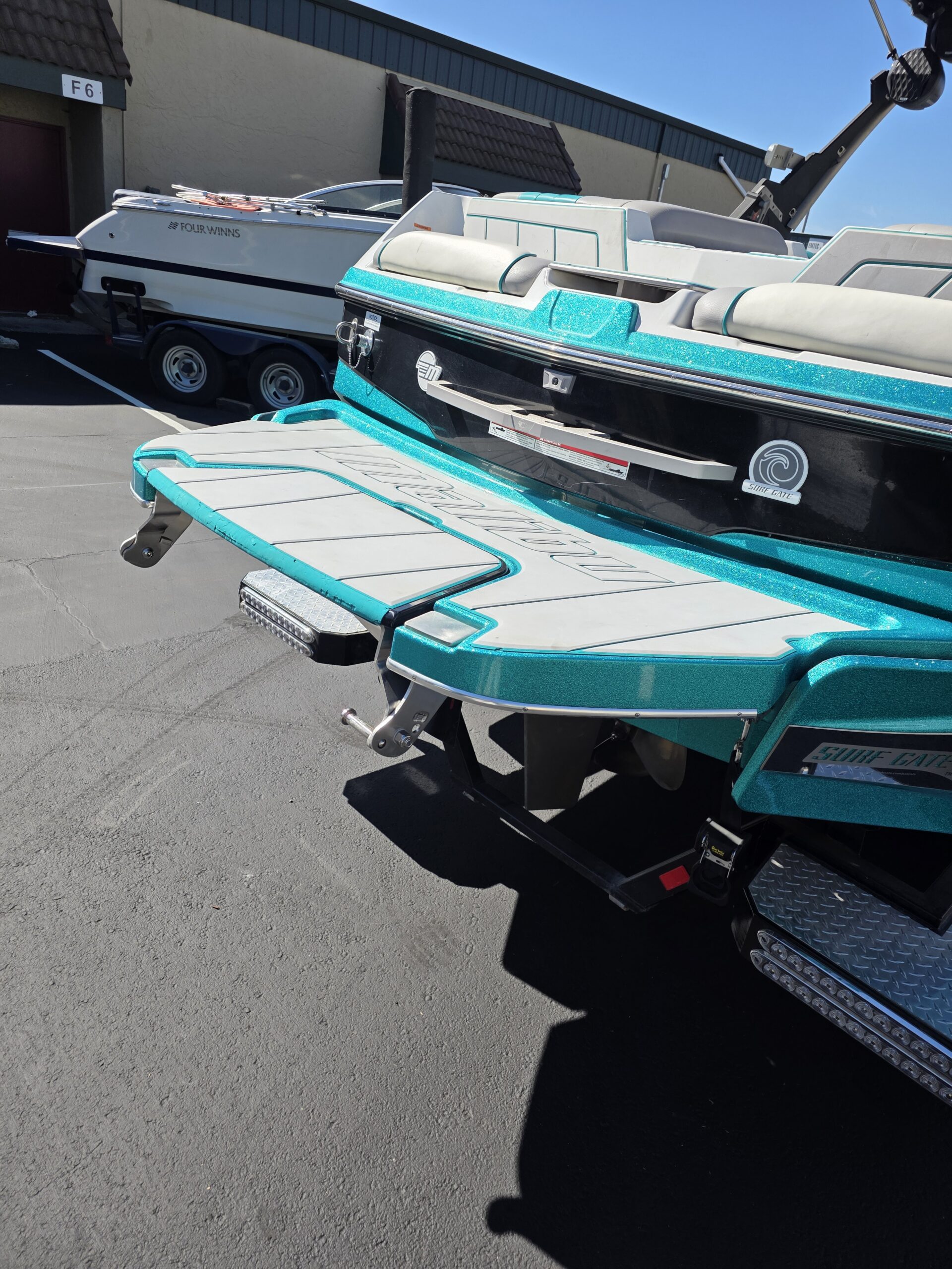 2023 Malibu 23 LSV Swim platform cover - Image 5