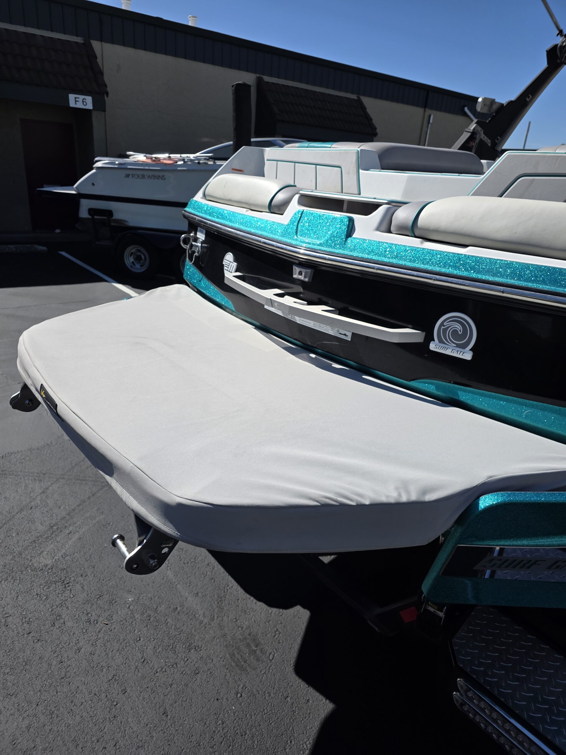 2023 Malibu 23 LSV Swim platform cover - Image 3
