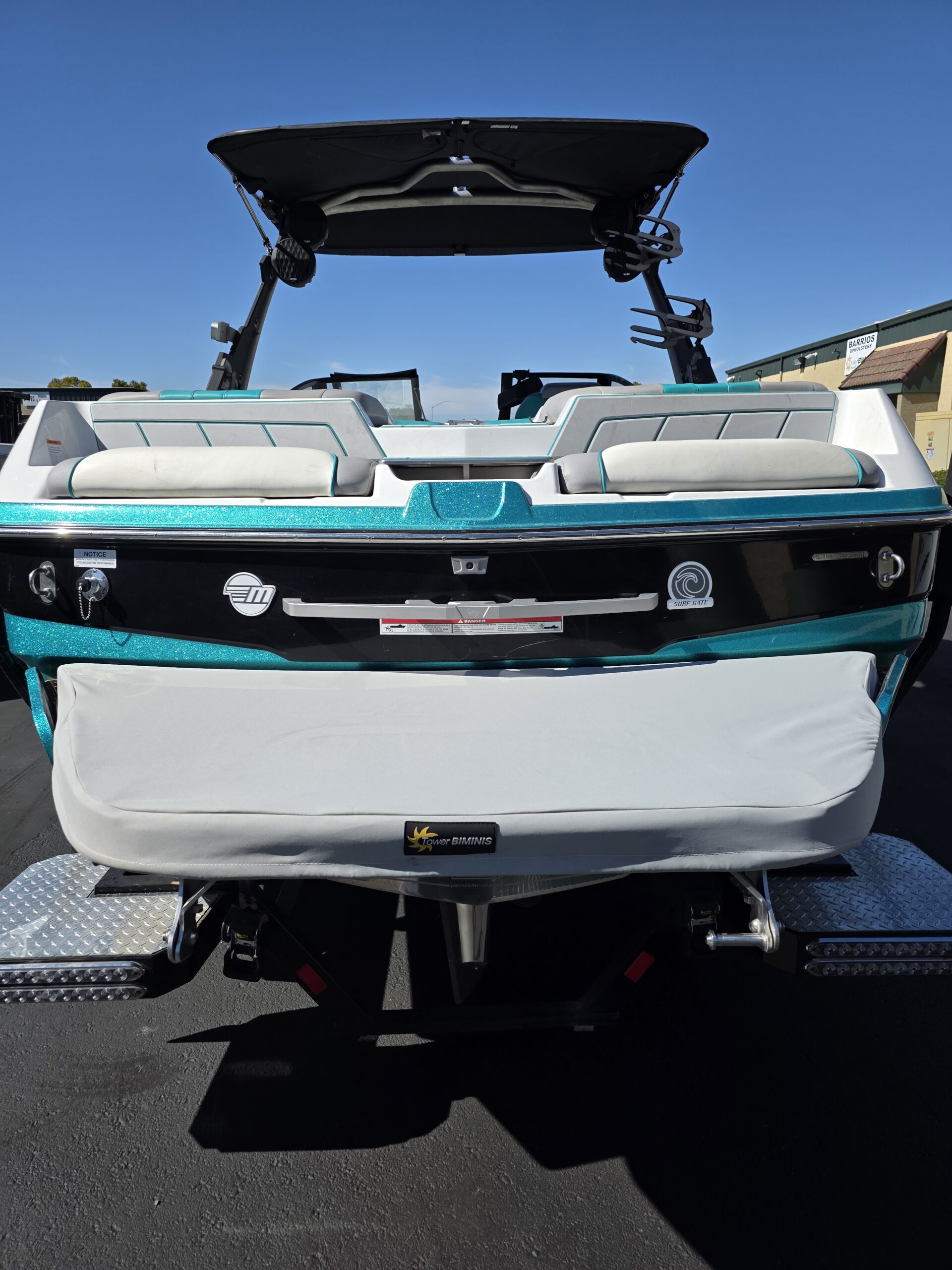 2023 Malibu 23 LSV Swim platform cover - Image 2